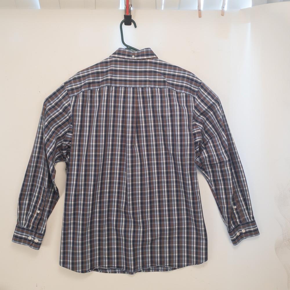 Duluth Trading Co WrinkleFighter Mens XL Plaid Button Down Long Sleeve Shirt - Picture 4 of 10